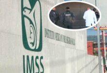 Entrada de la Clínica 21 del IMSS en Anzures, asegurada por policías tras el asalto a la bodega de fármacos.