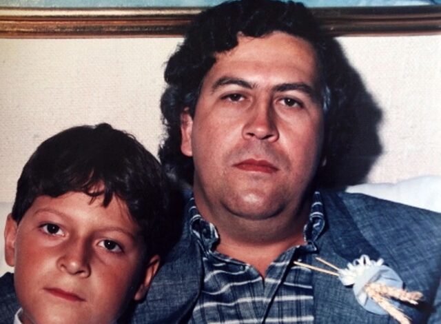 Imagen de archivo de Pablo Escobar, figura central en la historia narrada por su hijo.
