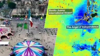 Nuevos datos del satélite NISAR de la NASA han revelado una situación alarmante bajo el suelo de la Ciudad de México.