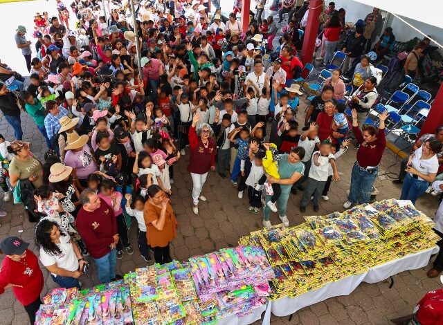 En el marco del Día del Niño, el DIF Municipal de San Pedro Cholula, encabezado por la Mtra. Lupita Fernández, continúa llevando el Festival Tlazopilli a las juntas auxiliares del municipio