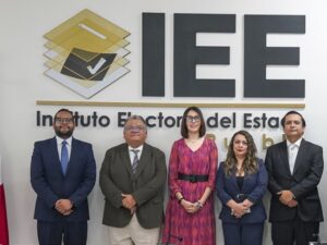 El Consejo General del Instituto Electoral del Estado (IEE) designó en sesión especial a Christian Mariana Ceballos Garduño como Presidenta Provisional del organismo, tras la salida de Blanca Yassahara Cruz García, quien fue nombrada consejera del Instituto Nacional Electoral (INE).
