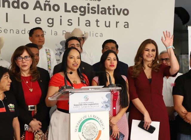 En el Senado de la República, la senadora Liz Sánchez encabezó la presentación del Festival Comunal de la Tetecha 2026