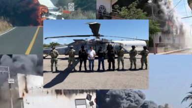 Autoridades federales anunciaron la captura en el estado de Nayarit de dos líderes de organizaciones del narcotráfico en México