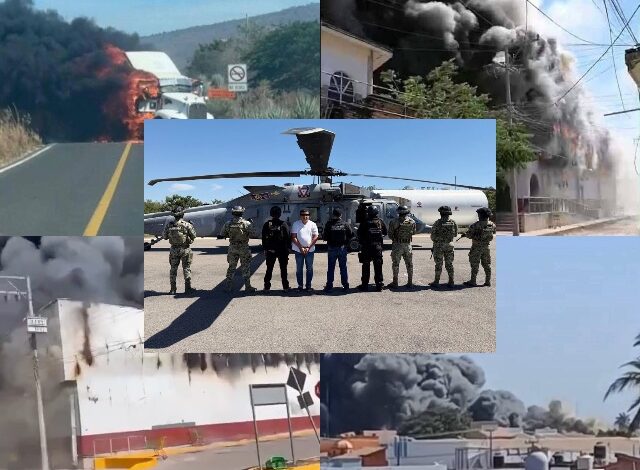 Autoridades federales anunciaron la captura en el estado de Nayarit de dos líderes de organizaciones del narcotráfico en México