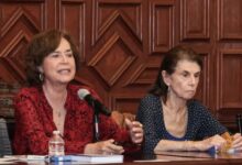 La titular de la Secretaría de Ciencia, Humanidades, Tecnología e Innovación (Secihti), Rosaura Ruiz Gutiérrez, participó en la primera sesión de la Cátedra “Matilde Montoya”