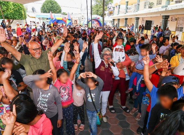 El DIF Municipal de San Pedro Cholula, encabezado por la Mtra. Lupita Fernández, inició el Festival Tlazopilli 2026 en cuatro de las trece juntas auxiliares del municipio
