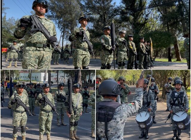 A pocos días de conmemorarse el 164 aniversario de la Batalla del 5 de Mayo, la XXV Zona Militar en Puebla se convierte en el epicentro de una preparación intensiva. Con gallardía y disciplina, los contingentes del Ejército Mexicano