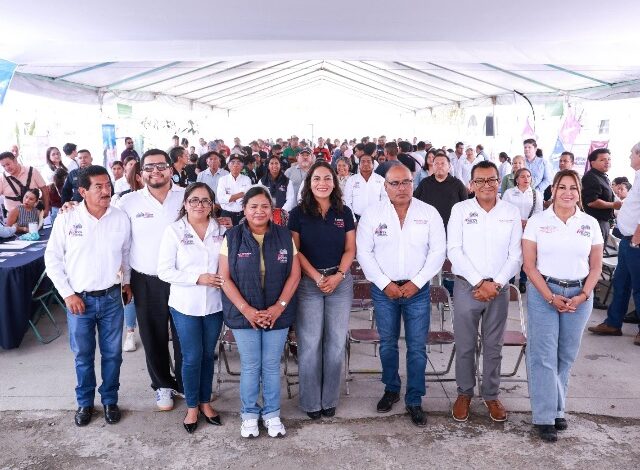Lupita Cuautle Torres, presidenta municipal de San Andrés Cholula, atendió de manera directa a vecinas y vecinos de San Rafael Comac