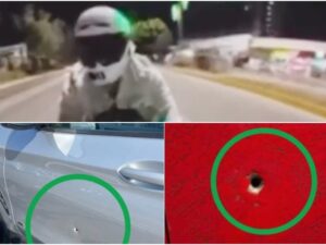 Este lunes 1 de junio, se difundió un video en redes sociales en el que se observa un láser de color verde que sale de un edificio ubicado en la Vía Atlixcáyotl y apunta directamente hacia la vialidad. Debido a la zona, usuarios señalaron que podría estar relacionado con el caso del denominado "tirador anónimo".