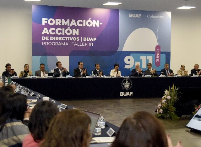 Con el objetivo de capacitar a sus directivos para diseñar el rumbo institucional de los próximos años, la Benemérita Universidad Autónoma de Puebla (BUAP), en alianza con la Asociación Columbus, puso en marcha el Programa Formación-Acción de Directivos.
