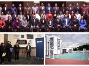 La rectora de la BUAP, Lilia Cedillo Ramírez, realizó un recorrido de supervisión por la nueva sede de la Preparatoria Emiliano Zapata