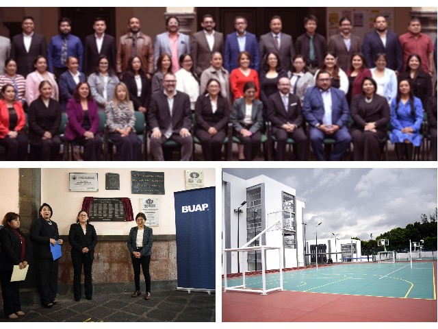 La rectora de la BUAP, Lilia Cedillo Ramírez, realizó un recorrido de supervisión por la nueva sede de la Preparatoria Emiliano Zapata