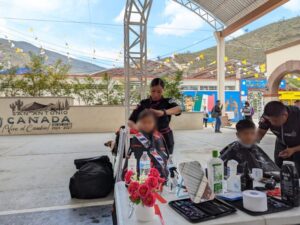 Con el objetivo de prevenir el delito y fortalecer la confianza ciudadana, la Guardia Nacional desplegó la “Jornada Integral de Mujeres Indígenas” en el municipio de San Antonio Cañada
