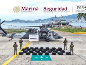 En un operativo de alta recaudación e inteligencia, la Secretaría de Marina-Armada de México (SEMAR), en coordinación con la Secretaría de Seguridad y Protección Ciudadana (SSPC), asestó un golpe histórico a las finanzas del crimen organizado tras asegurar más de tres toneladas de cocaína