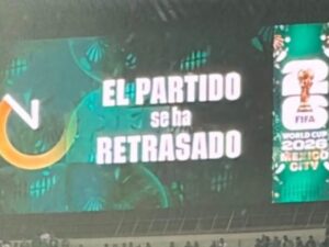 Retrasan el inicio del México vs. Ecuador por condiciones climáticas
