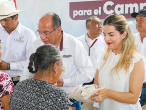 Con una inversión total de 19 millones 746 mil pesos, la Secretaría de Agricultura y Desarrollo Rural (SADR) de Puebla entregó más de 5 mil 600 sacos de semilla de sorgo a más de mil 200 productores de las microrregiones de Chiautla de Tapia e Izúcar de Matamoros