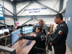El alcalde de Puebla, Pepe Chedraui, reportó avances en la instalación de cámaras de videovigilancia como parte del Programa Puebla 360.