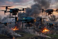 En una de las ofensivas aéreas más agresivas en lo que va del conflicto, Ucrania lanzó cientos de drones contra territorio ruso durante las primeras horas de este sábado.