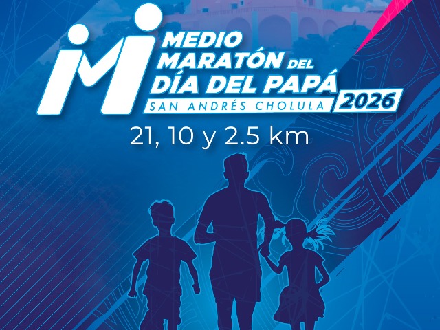 Con motivo de la 12ª edición del Medio Maratón del Día del Papá, el Ayuntamiento de San Andrés Cholula, encabezado por la presidenta municipal Lupita Cuautle, anunció el operativo vial, los horarios y las calles que permanecerán cerradas temporalmente por las rutas de 21, 10 y 2.5 kilómetros