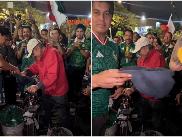 Las grandes concentraciones de fanáticos no solo están dejando momentos de euforia festiva, sino también conmovedoras muestras de humanidad que demuestran el lado más noble de la sociedad mexicana. En las últimas horas, las redes sociales se han inundado de comentarios positivos tras difundirse el momento en que decenas de aficionados se unieron para realizar una "cooperacha"