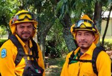 Luego de lograr una reducción superior al 50 % en la superficie afectada por incendios forestales en la entidad, brigadistas de Puebla viajaron a Columbia Británica, Canadá