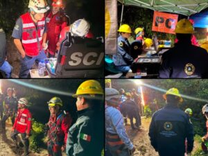 La Coordinación General de Protección Civil y Gestión del Riesgo de Desastres del Estado de Puebla informó la localización de dos cuerpos al interior de la Gruta de Chichicazapa, ubicada en el municipio de Cuetzalan
