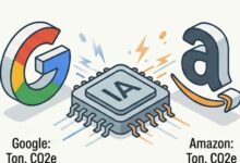 La carrera por liderar la Inteligencia Artificial (IA) ha chocado de frente con los compromisos climáticos globales. Los últimos informes de sostenibilidad de Google y Amazon revelan un incremento masivo en sus emisiones de gases de efecto invernadero