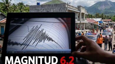 Un fuerte terremoto de magnitud 6.2 sacudió este viernes la isla de Halmahera, en el noreste de Indonesia, sin que las autoridades hayan reportado víctimas, daños materiales ni peligro de tsunami.