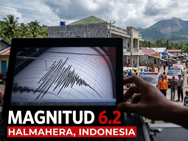 Un fuerte terremoto de magnitud 6.2 sacudió este viernes la isla de Halmahera, en el noreste de Indonesia, sin que las autoridades hayan reportado víctimas, daños materiales ni peligro de tsunami.