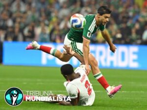 Un auténtico torbellino de emociones se vive en la cancha del Estadio Azteca. Tras un inicio retrasado por una intensa tormenta eléctrica en la capital mexicana, las selecciones de México e Inglaterra