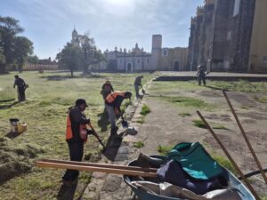 Con el objetivo de garantizar calles iluminadas, espacios públicos seguros y áreas verdes en óptimas condiciones, el Gobierno Municipal de San Pedro Cholula, encabezado por la presidenta Tonantzin Fernández