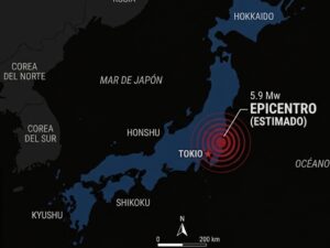 Un movimiento telúrico con magnitud preliminar de 5.9 sacudió el este de Japón y la zona metropolitana de Tokio durante las primeras horas de este domingo. La Agencia Meteorológica del país descartó el riesgo de tsunami de manera inmediata.