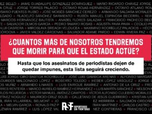 Periodistas, activistas y más de 40 medios de comunicación exigieron este miércoles a la presidenta Claudia Sheinbaum frenar la crisis de violencia contra la prensa en México