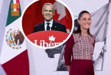 La presidenta de México, Claudia Sheinbaum, y el primer ministro canadiense, Mark Carney, sostuvieron una llamada telefónica para acordar la pronta renovación del T-MEC.