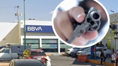 Un sujeto armado asaltó la sucursal de BBVA ubicada sobre la 11 Sur, en la colonia Campestre Mayorazgo, de donde logró escapar con un botín aproximado de 11 mil pesos en efectivo la mañana de este martes.