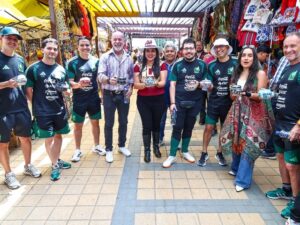 La Selección Mexicana de Futbol Sub-20 realizó un recorrido cultural y gastronómico por San Pedro Cholula como parte de la estrategia conjunta entre la presidenta municipal Tonantzin Fernández