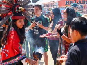La Selección Mexicana de Futbol Sub-20 realizó un recorrido cultural y gastronómico por San Pedro Cholula como parte de la estrategia conjunta entre la presidenta municipal Tonantzin Fernández