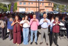 El Sistema Estatal DIF y el Sistema Municipal DIF de San Martín Texmelucan entregaron 4,356 despensas a 1,452 habitantes del municipio