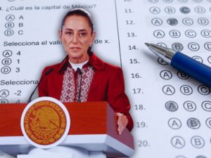 La presidenta Claudia Sheinbaum defendió la Nueva Escuela Mexicana tras los resultados de la prueba PISA 2025 y restó peso al retroceso del país.