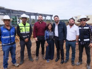 La gobernadora de Tlaxcala, Lorena Cuéllar Cisneros, supervisó los avances en la edificación de las sedes del Archivo General y la Dirección de Notarías y Registros Públicos en Apizaco