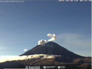Alerta en el cielo poblano Actividad del Popocatépetl y su impacto directo en la calidad del aire