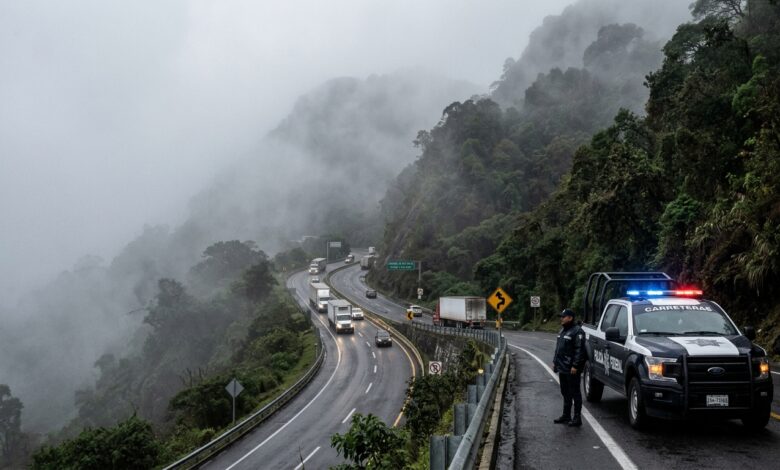 Asaltos armados y falsos retenes en Cumbres de Maltrata en la autopista Puebla-Orizaba