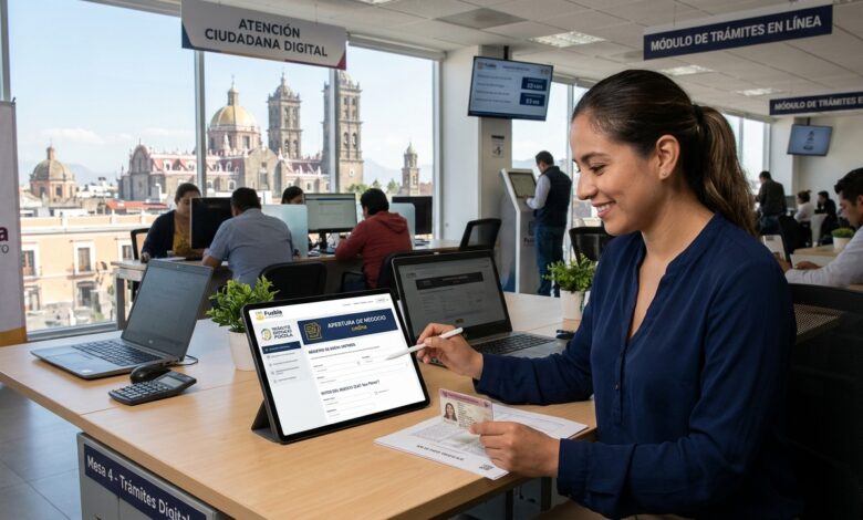¿Quieres abrir tu propio negocio Ayuntamiento de Puebla firma convenio para agilizar trámites con la Secretaría de Economía