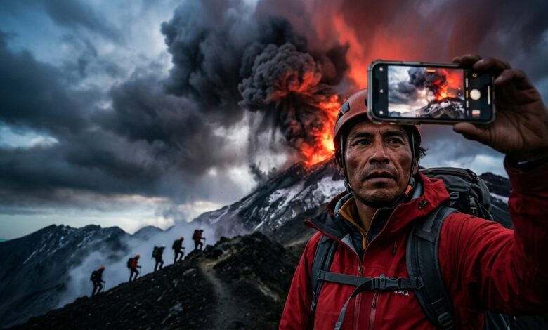 Caza de likes en el infierno El peligro mortal y el costo de desafiar al Popocatépetl por un video viral