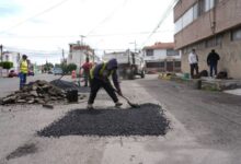 Continúan labores de bacheo en Puebla capital Conoce los puntos de intervención este martes