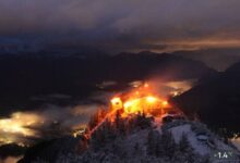 La policía alemana detuvo este sábado a un sospechoso tras registrarse un voraz incendio en el "Nido del Águila" (Kehlsteinhaus), la histórica residencia de montaña de Adolf Hitler en el estado de Baviera.
