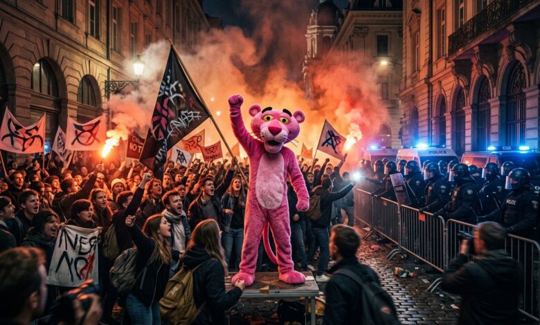 La Pantera Rosa, la IA y las protestas Cuando la ficción francesa se vuelve un espejo para Puebla y México