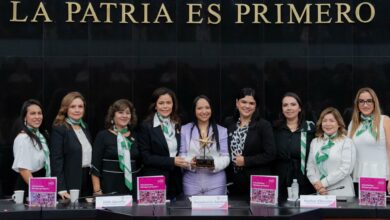 Llevan empresarias poblanas de AMMJE Angelópolis sus historias de éxito al Senado de la República