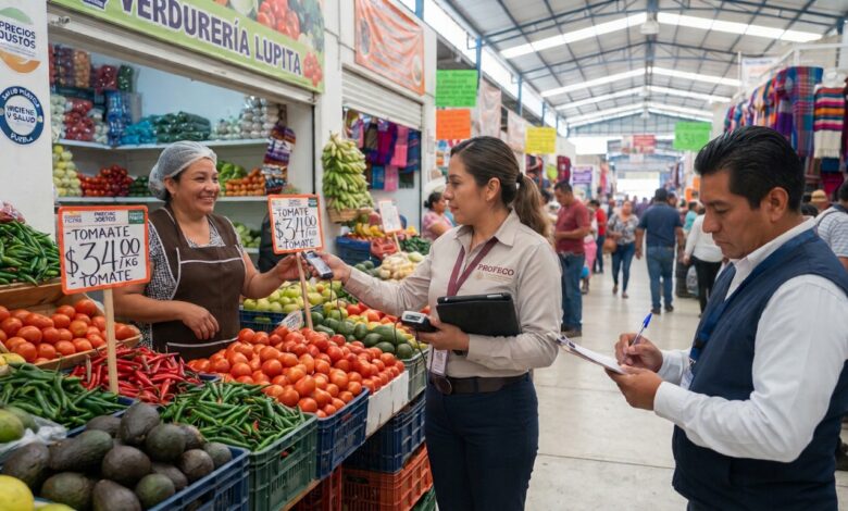 Operativo de supervisión y calibración en el Mercado Hidalgo de Puebla
