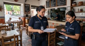 Operativos de inspección y revisión de licencias en bares de la zona Angelópolis